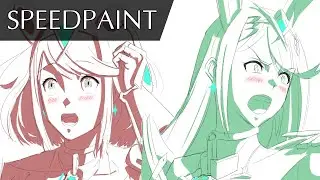 Speedpaint - Pyra / Mythra (Xenoblade Chronicles 2)