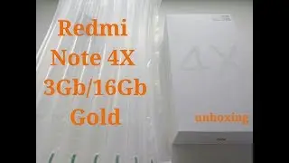 Xiaomi Redmi Note 4X 3Gb/16Gb - unboxing  the parcel! Cheapest 5.5 inch phone from Xiaomi.
