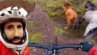 When you're going to be sick, but the ride is too epic to stop...
