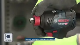 Bosch Professional ile Eğitim  GDX 18V 200C Akülü Darbeli Vidalama   Somun Sıkma Makinesi