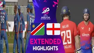 ENGLAND VS NAMIBIA T20 WORLD CUP MATCH || CRICKET 24 GAMEPLAY ON* ANDROID*