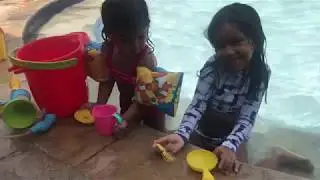Desafio na Piscina e Brincadeiras