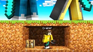 Speedrunner vs. Hunters But Crainer CHEATS! (Minecraft)