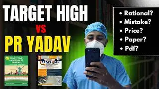 TARGET HIGH या PR YADAV कौनसी book best है ?? best nursing books #targethigh #pryadav !