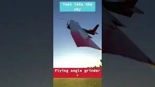 Flying angle grinder 🪚