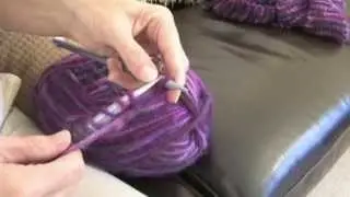 How to knit a scarf.