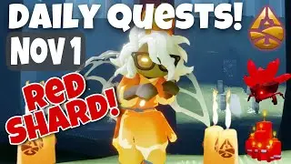 Sky Dailies! All Season Candles, Quests, Cakes and Red Shard in Hidden Forest nastymold Nov 1