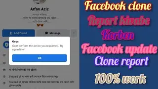 facebook clone report 2021 | Facebook clone update new trick