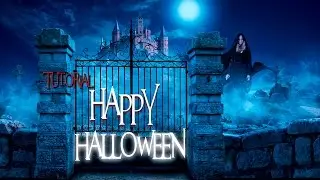 Photoshop "Happy Halloween"