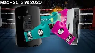 Mac Mini M1vs Mac Pro 2013 Benchmark Battle!