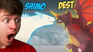 Reacting to SHIMO vs DESTOROYAH the ULTIMATE BATTLE!