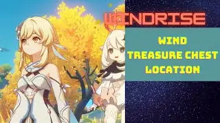 Genshin Impact Windrise Wind treasure chest location