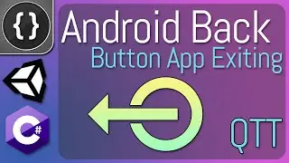 Exit Your Game Using The Back Button | Unity 3D Tutorial