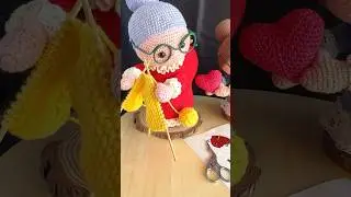 Bunicuța croșetată pernuță de ace #BunicaCrosetata #MMihaCrochet #amigurumi #crochet #sanvalentin