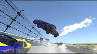 LEAST Chaotic Talladega Wreck in iRacing