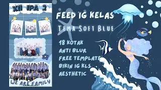 Menarik! Tutorial Feed Instagram Kelas di Canva Tema Biru