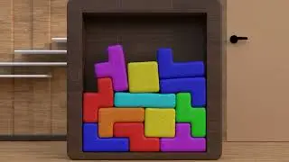 Softbody Tetris in the Wood