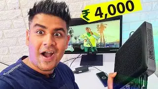 ₹ 4,000 Gaming PC - Runs GTA 5 & All Games | Best Budget Cheapest Gaming PC in India
