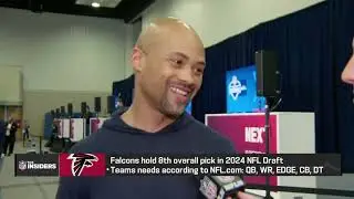 FALCONS GM Terry Fontenot, ARE THE FALCONS TRADING UP FROM 8?