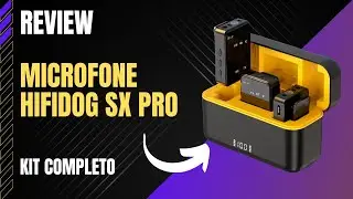 [TESTADO] MICROFONE SEM FIO PARA IPHONE E CÂMERA DSLR. O MAIS COMPLETO DO MERCADO - HIFI DOG SXPRO