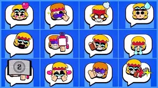 All Buster's Pins Animation, Skin Winning And Losing Animation 
