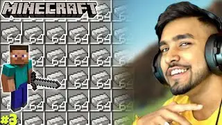 100 IRON INGOT CHALLENGE | MINECRAFT GAMEPLAY #3