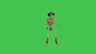 Stayin Alive Dancing Skeleton | Green Screen #greenscreen #greenscreenvideo #dancing  #halloween