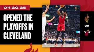 Bam Adebayo 24 PTS 9 REB 3 AST 2 STL | Miami HEAT vs. Cleveland Cavaliers | April 20, 2025