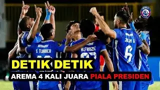 BERITA AREMA DETIK DETIK AREMA EMPAT KALI JUARA PIALA PRESIDEN