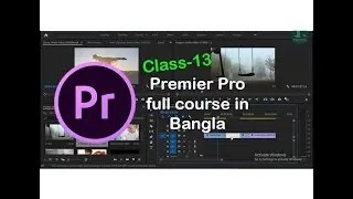 Video Editing Tutorial Full Course In Bangla Pro (Class-13)