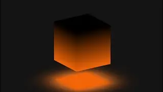 Cube light animation HTML CSS