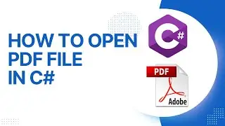 How to Open PDF file in C#