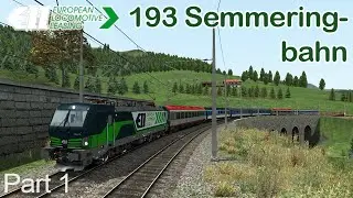 BR 193 Vectron, Gloggnitz to Eichberg (Semmeringbahn) TS 2015 [60fps]