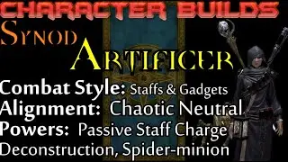 Skyrim Builds - Synod Artificer (No-Magic Mage, Staffs & Robots)