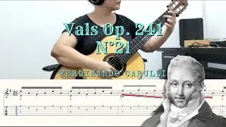 Vals Op. 241 N°21 - Ferdinando Carulli (tutorial + tabs)