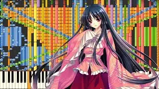 [Black MIDI] Synthesia – Touhou: Flight of the Bamboo Cutter ~ Lunatic Princess 133,000 ~ ScubDomino
