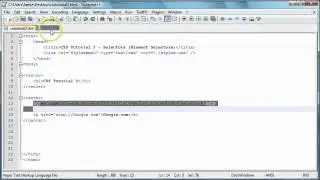 CSS Tutorial 2 - Selectors (Element Selectors)