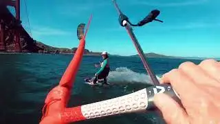 Kiting Crissy & GG Bridge San Francisco