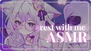 ASMR ♡ Let my heartbeat lull you to sleep 💤 (no talking, heartbeats, rain, sleep aid, 1 hour loop)