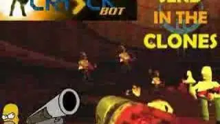 Send in the Clones - Quake 2 with 100 Homer Bots