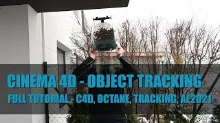 Cinema 4D - Object Tracking - FULL TUTORIAL (C4D, After Effects, Tracking points, Premiere PRO)