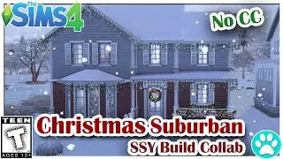 |Christmas Suburban| The Sims 4: Speed Build