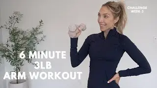 6 MINUTE 3lb ARM WORKOUT- Challenge Week 3