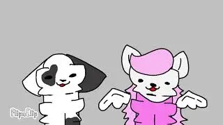Paws and play gift for Pink wolfy