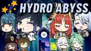 HYDRO ABYSS Hutao Double Hydro + Nilou Bloom | Genshin Impact