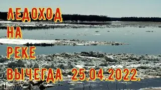 ЛЕДОХОД НА РЕКЕ ВЫЧЕГДА / СТАЯ ГУСЕЙ НА БЕРЕГУ