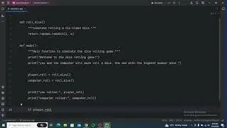 Building a Dice Game using python