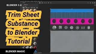 Trim Sheet Substance to Blender Tutorial