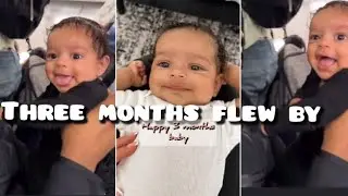 Baby Kylah is officially Three Months Old! Happy 3 months baby Kylah❣️ Tricia and Kam daughter