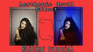 how to make a fake shadow devil | picsart editing tutorial | anne cenita